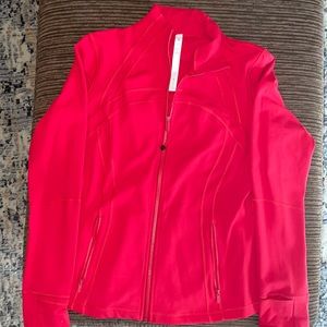 Lulu lemon womens define jacket.  Red.